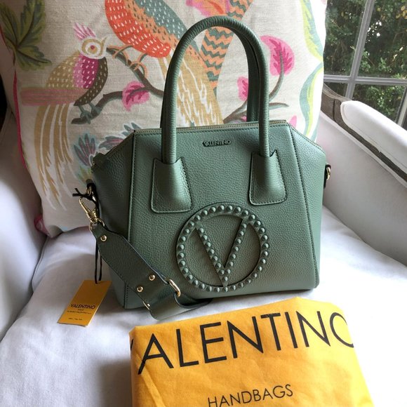 💚 NEW Mario VALENTINO Minimi Rock Dollaro Satchel - Picture 6 of 11